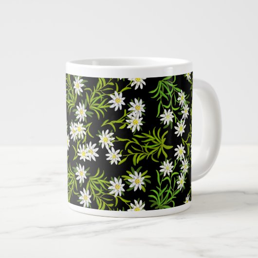 Mug suisse des fleurs alpines de l'Edelweiss (Devant droit)