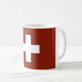 Mug Suisse - Drapeau suisse - (Devant droit)