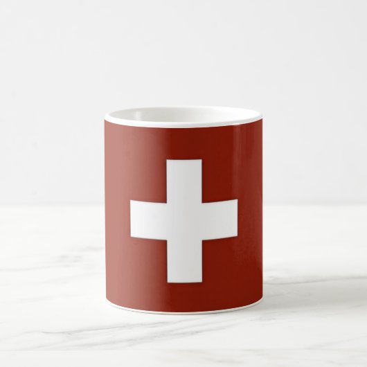 Mug Suisse - Drapeau suisse - (Centre)