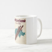 Mug Suisse Pour Skier (Devant droit)