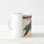 Mug Suisse Pour Skier (Devant gauche)