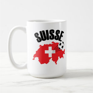 Mug Suisse Suisse Carte Suisse Football Suisse