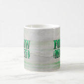 Mug Suivez l'argent - Grunge (Centre)
