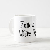 Mug Suivez le lapin blanc (Devant gauche)