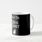 Mug Suivez le lapin blanc (Devant droit)