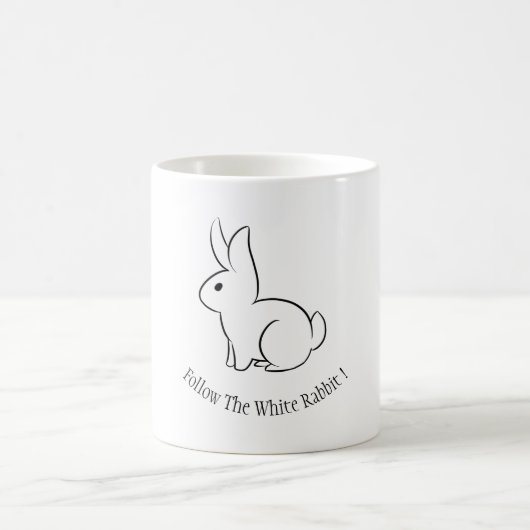 Mug Suivez Le Sweat - shirt à capuche White Rabbit (Centre)
