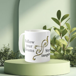 Mug Suivez vos rêves - Bracelet inspirant pour Da