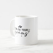 Mug "Suivez vos rêves" Floral Inspiration (Devant gauche)
