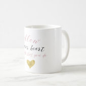 Mug Suivez votre coeur (Devant droit)