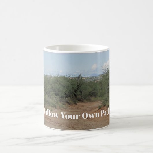 Mug Suivez votre propre chemin Desert Randonnée Trail  (Centre)