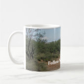 Mug Suivez votre propre chemin Desert Randonnée Trail  (Gauche)