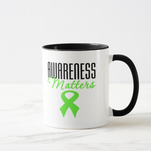 Mug Sujets de conscience de la maladie de Lyme (Droite)