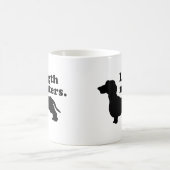 Mug "Sujets de longueur." (Teckel) (Centre)