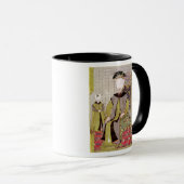 Mug Sultan Ahmet III et l'héritier au trône (Devant droit)