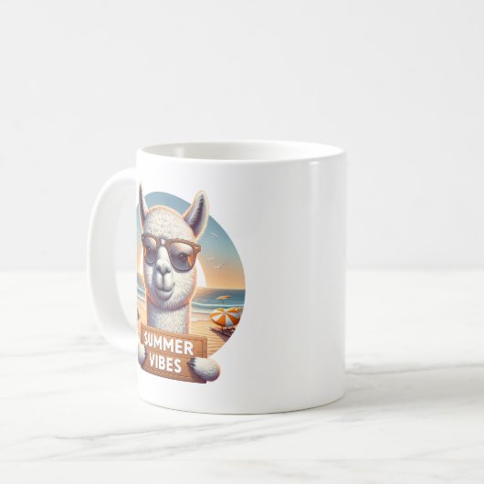 Mug Summer Alpaca (Devant gauche)