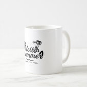 Mug Summer Beach Vacances Surf Mer Soleil Drôle Idée c (Devant droit)