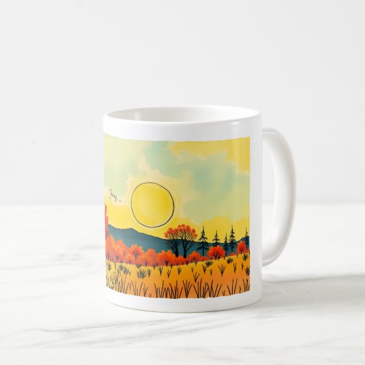 Mug summer fields (Devant droit)