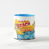 Mug Summer Fun Beach Famille Retrouvailles Personnalis (Centre)