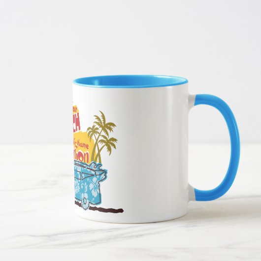 Mug Summer Fun Beach Famille Retrouvailles Personnalis (Droite)