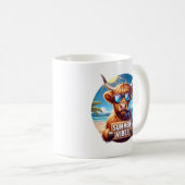 Mug Summer Highland Cow (Devant droit)