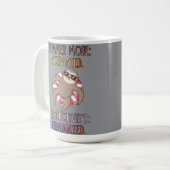 Mug Summer Mode Activated – Cartoon Sloth on Donut – (Devant gauche)