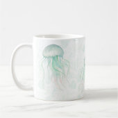 Mug Summer Pearl Watercolor Ocean Design (Gauche)