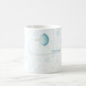 Mug Summer Pearl Watercolor Ocean Design (Centre)
