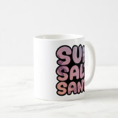 Mug Summer Sun Salt Sand Beach Trip (Devant droit)