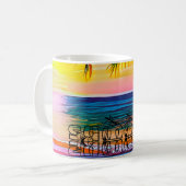 MUG SUMMER SUNSET. (Devant gauche)