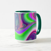 Mug Summerfeel, Rainbowart 3D Abstrait (Devant droit)