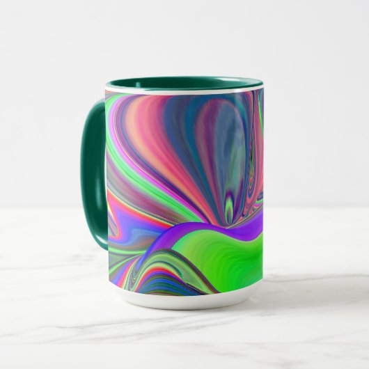 Mug Summerfeel, Rainbowart 3D Abstrait (Devant gauche)