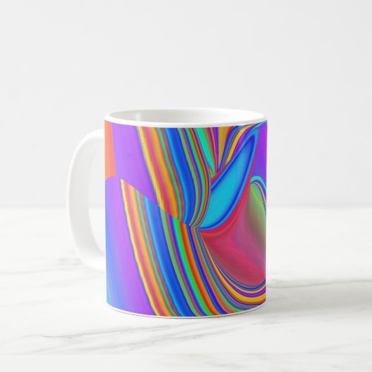 Mug Summerfeel, Rainbowart 3D Abstrait (Devant gauche)