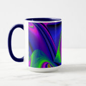 Mug Summerrainbow, Rainbowart 3D Abstrait (Gauche)