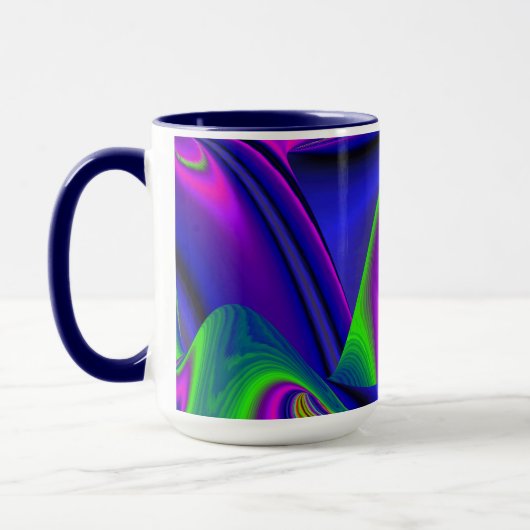 Mug Summerrainbow, Rainbowart 3D Abstrait (Gauche)