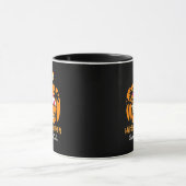 Mug Summerween Citrouille de plage Skeleton drôle Hall (Centre)
