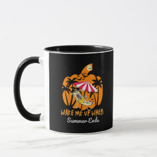 Mug Summerween Citrouille de plage Skeleton drôle Hall