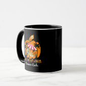 Mug Summerween Citrouille de plage Skeleton drôle Hall (Devant gauche)