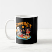 Mug Summerween Squelette sorcière drôle été Halloween (Gauche)