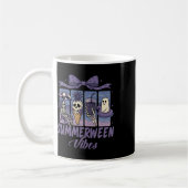 Mug Summerween Vibes Skeleton Ghost Beach Party Hallow (Gauche)