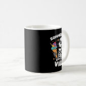 Mug Summerween Vibes Skeleton Ice Cream Art Summer Hal (Devant droit)