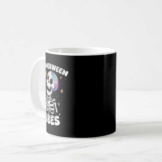 Mug Summerween Vibes Skeleton Ice Cream Art Summer Hal (Devant gauche)