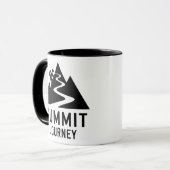 Mug Summit Journey Mountain Climber Design (Devant gauche)