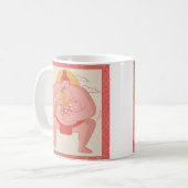 Mug Sumo manger Ramen (Devant gauche)