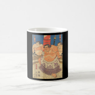 Mug Sumo Wrestler Art Vintage J'aime Sumo Japonais Sum