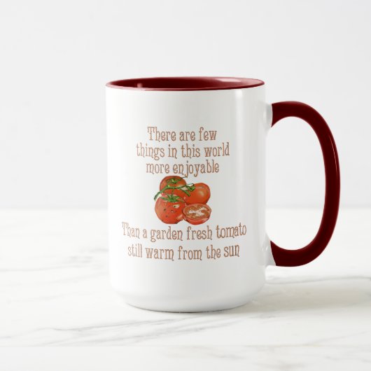 Mug Sun a chauffé des tomates (Droite)