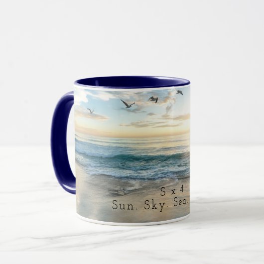 Mug Sun. Ciel. Mer. Sable (Devant gauche)