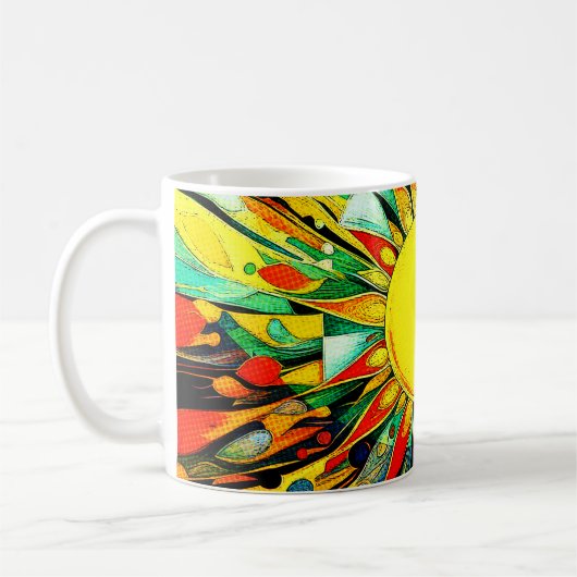 Mug Sun En Abstrait 910 (Gauche)