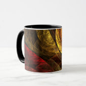 Mug Sun Flower Floral Moderne Art Motif Abstrait (Devant gauche)