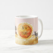 Mug Sun Giraffe Zebra Safari Be A Light (Devant droit)