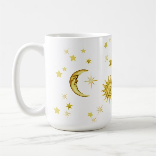 Mug Sun, lune et étoiles (Gauche)